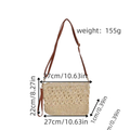 Summer Starburst Straw Envelope Bag – 2-in-1 Versatility