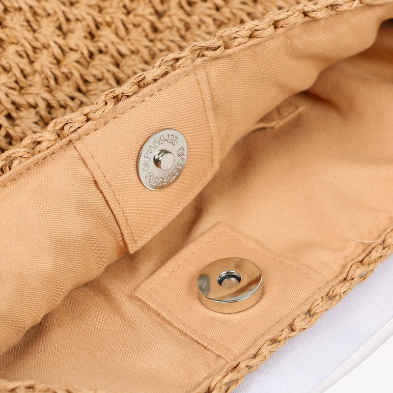 Minimalist Woven Hobo Bag | Boho Summer Straw Shoulder Purse