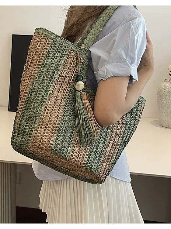 The Braided Handle Woven Bag | Lightweight Everyday Match